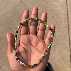 Beaded anklet